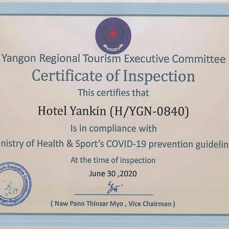 Hotel Yankin Rangoon Buitenkant foto